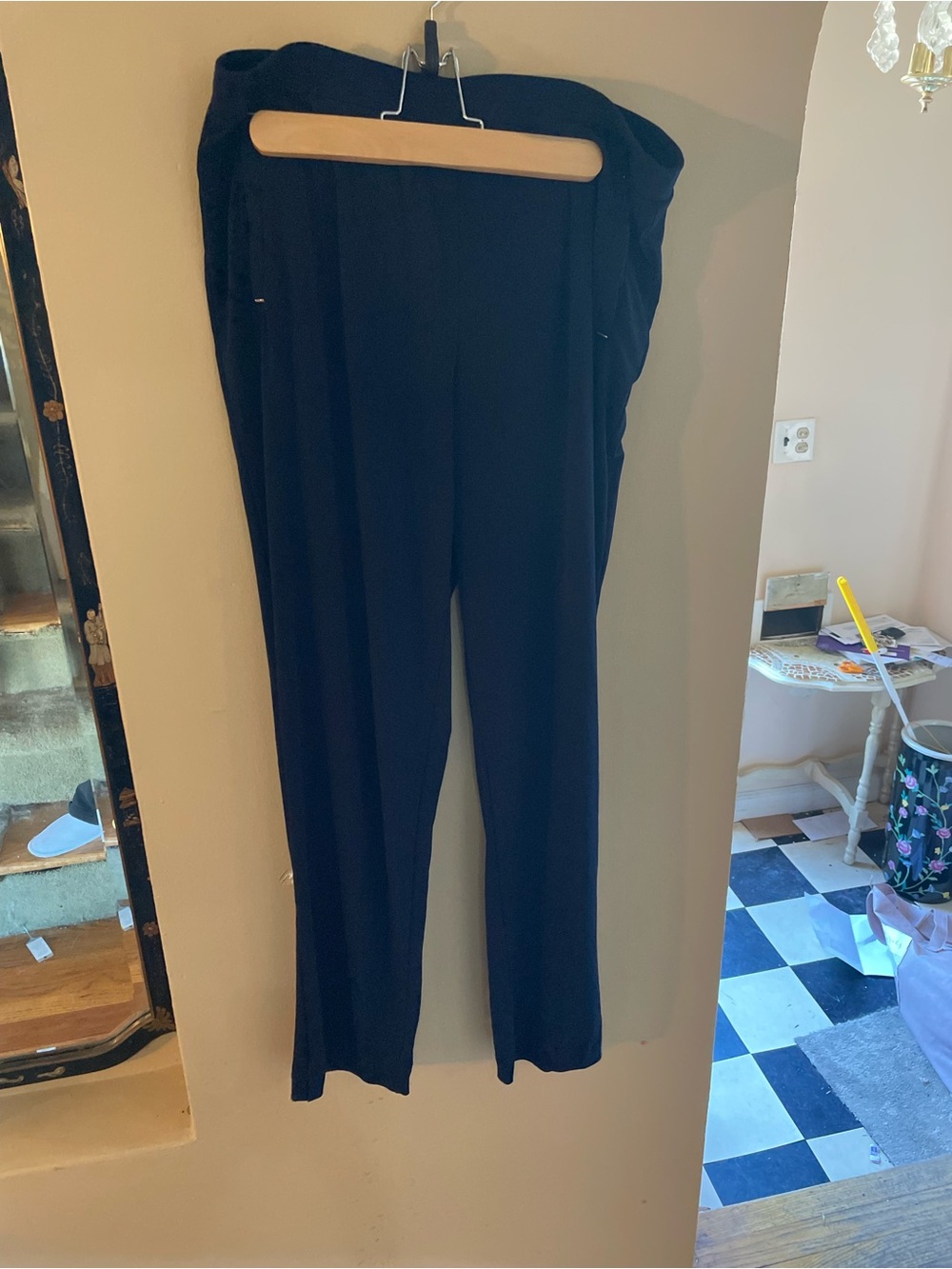 Navy blue Susan graver pull on pants